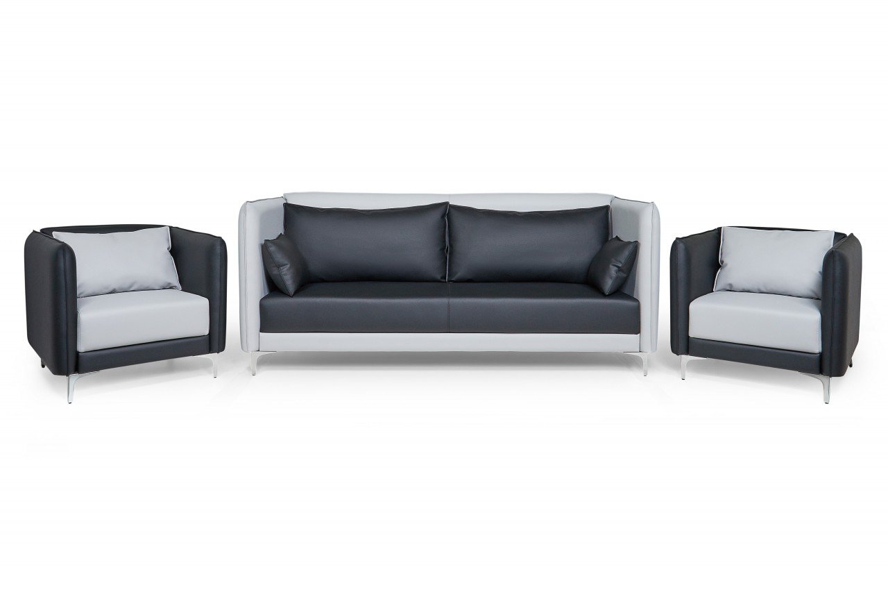 3-местный офисный диван Графит - вид 9